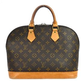 Bolsa Louis Vuitton Alma Monogram Canvas PM Marrom