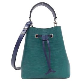 Sac à épaule Louis Vuitton Epi Neo Noe BB Vert Vert clair Bleu foncé