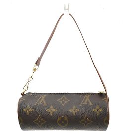 Louis Vuitton Papillon Pochette Monogram Canvas Mini Marron