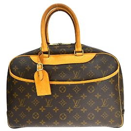 Louis Vuitton Deauville Monogram Canvas 34 Marrom