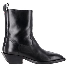Aeyde Luis Ankle Boots in Black Leather Black