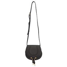 Borsa Saddle Marcie Small Chloé Nera Nero