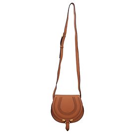 Bolsa Marcie Small Saddle Bag Chloé Marrom Marrom