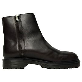 Bottines Marni en cuir noir Noir