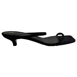 Mules Minimalist 40 Totême en daim noir Noir
