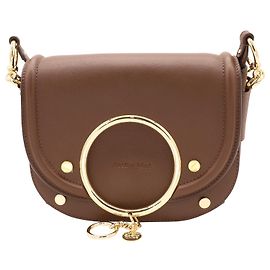 See by Chloé Bolsa transversal See By Chloe Mara em couro marrom Marrom