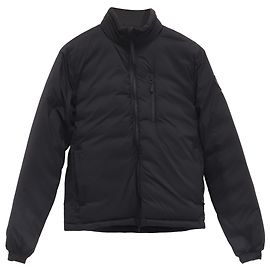 Canada Goose Lodge Packable Quilted Ripstop Down Jacket in Black Nylon Black