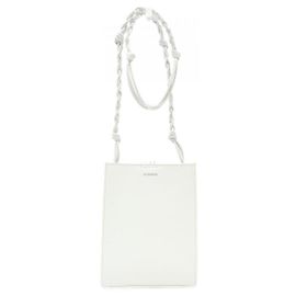 Bolsa de couro de bezerro Jil Sander J07WG0001 Branco