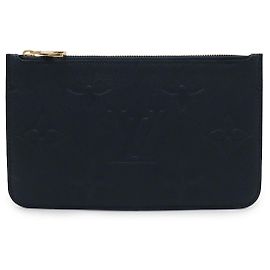 Pochette Louis Vuitton Neverfull Monogram Empreinte Bleu Bleu Marine