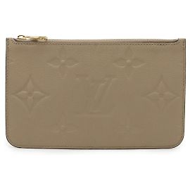 Pochette Louis Vuitton Neverfull Monogram Empreinte Beige