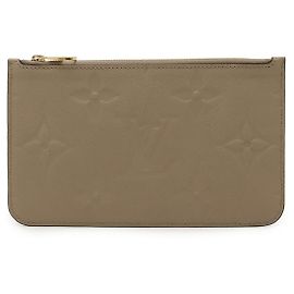 Louis Vuitton Neverfull Monogram Empreinte Pouch Beige Andere