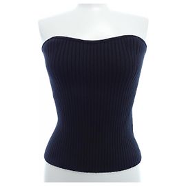 Autre Marque Col Pierrot Top Black