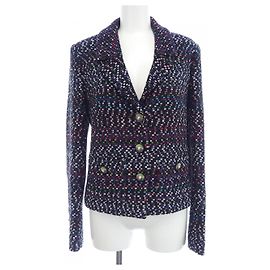 Giacca Chanel Nero Bianco Blu