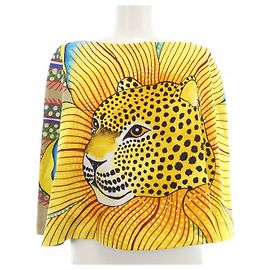Hermès Hermes Seidentop Gelb