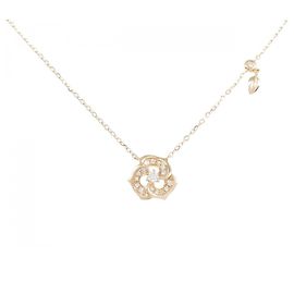 Autre Marque Colar de ouro rosa Au750 e diamantes Rosa
