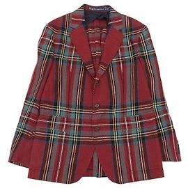Chaqueta de lino Polo Ralph Lauren Roja