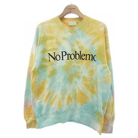 Autre Marque Sweatshirt en coton Aries Bleu Autre