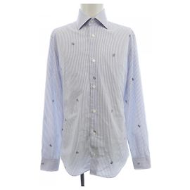 Hermès Camisa de algodón Hermes Azul Otro