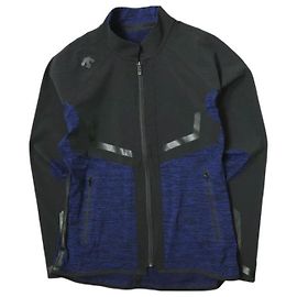 Autre Marque 4WAY-Stretch-Nylon-Jacke mit Wärmespeicherung, DESCENTE GOLF g-arc Kollektion Schwarz Blau