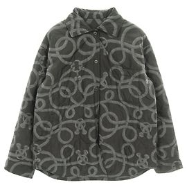 Hermès Hermes Serie Button Polyester Outerwear Braun