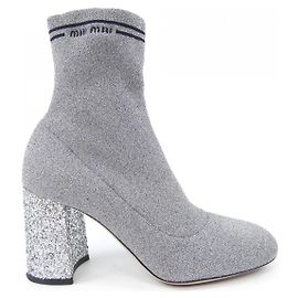 Bottines Miu Miu Marron Autre