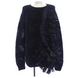 Autre Marque Wollstrickwaren Dries Van Noten Schwarz