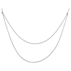 Autre Marque Pt850 Platin-Halskette Silber