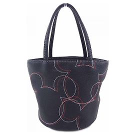 Autre Marque Bolsa de couro Kitamura Preto