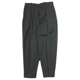 Pantaloni a gamba affusolata Acne Studios 1P in lana e mohair Nero