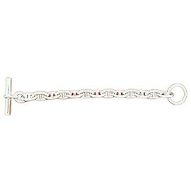 Hermès Pulsera Hermes Chaine dAncre MM Plata