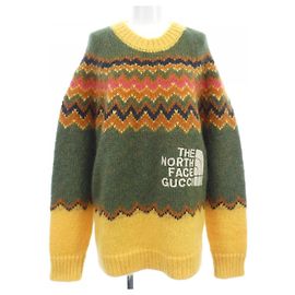 Malhas Gucci The North Face Verde Laranja Amarelo
