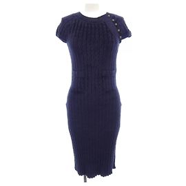 Robe Chanel Bleu Bleu Marine