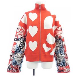 Hermès Giacca HERMES JUNGLE LOVE Nero Bianco Rosso Blu