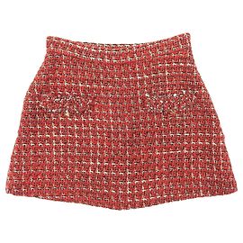 Valentino Wool Shorts Red