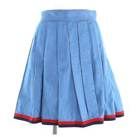 Saia de algodão GONNA Moncler Azul Outro