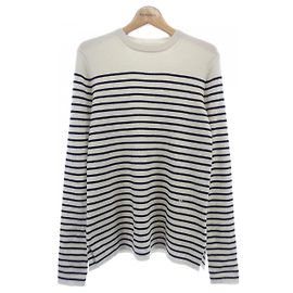 Autre Marque Mila Owen Strickwaren Beige Marineblau