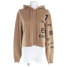 Moletom de algodão Burberry Horseferry Marrom