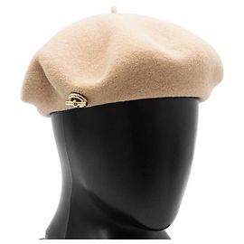 Hermès Hermes Bonnet Sailor Wool Beret Beige