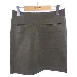 Céline Celine Rock aus Lammleder Grün Khaki