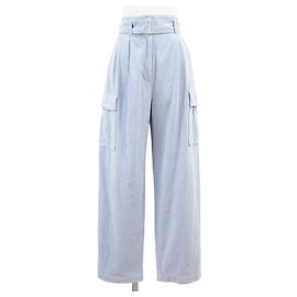 Autre Marque Pantalones Cargo de Algodón CLANE Azul Otro
