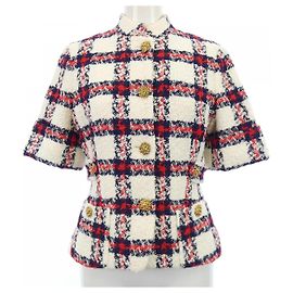 Giacca Gucci Bianco Rosso Blu navy