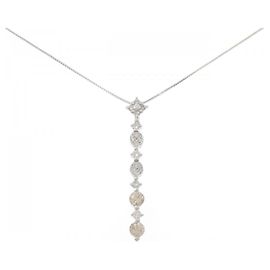 Autre Marque Collana in Au750 e Diamanti Argento