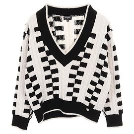 Maille Chanel Noir Blanc