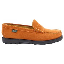 Mocassins en cuir Paraboot CORAUX Orange