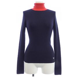 Maglia in seta e cashmere Christian Dior Blu Altro