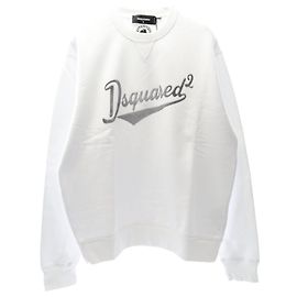 DSQUARED2 Cotton Sweatshirt White