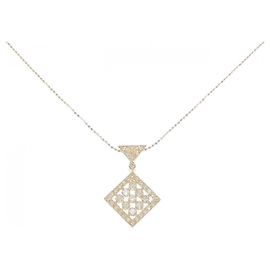 Autre Marque Collier en diamant Au750 Doré