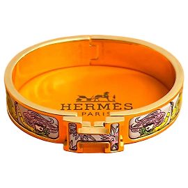 Hermès Bracciale Click H Hermes D'oro