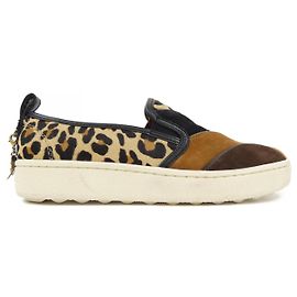 COACH Sneaker Braun Schwarz Beige