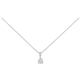 Autre Marque Au750 Diamant-Halskette Silber